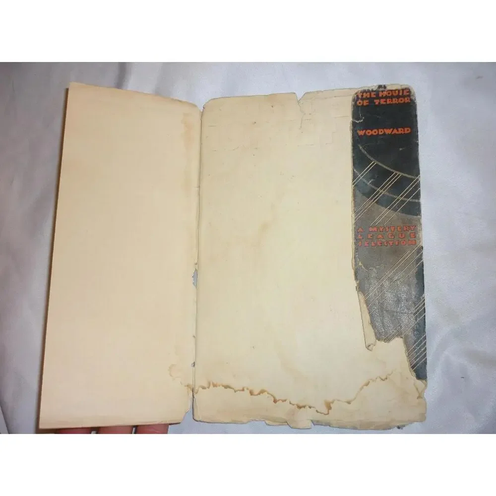 The House of Terror Edward Woodward 1930‎ Mystery League Hardcover Dust Jacket